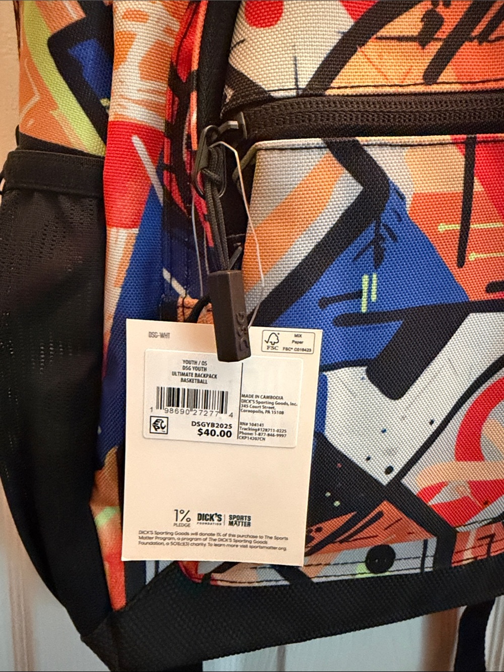 DSG Colorblock Graphic Backpack - Picture 2 of 4